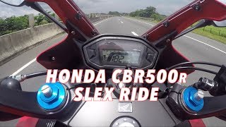 Gakimoto 151  Honda CBR500r in SLEX traffic  Rain Ride [upl. by Ahsikal]