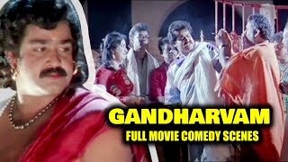 GANDHARVAM MOVIE  UNLIMITED COMEDY SCENES  FULL MOVIE COMEDY [upl. by Kalfas]