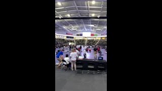 NWCA Division III wrestling championship warmups in Coralville [upl. by Elkcim417]