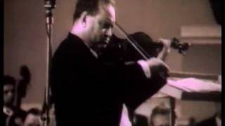 David Oistrakh  Tchaikovsky Violin Concerto in D major excerpt [upl. by Laurie]