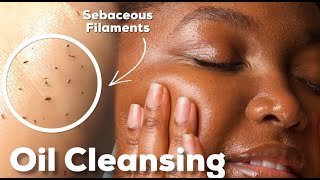 ESTHETICIAN APPROVED OIL CLEANSING GUIDE FOR ALL SKIN TYPES  ACNE OILY DRY COMBO [upl. by Corkhill]