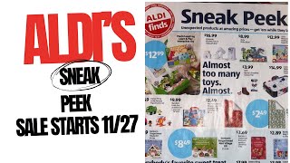 SNEAK PEEK ALDI’S FINDS SALE STARTS 11272024 [upl. by Donnenfeld546]