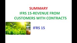 IFRS 15 Revenue from Contracts with Customers 2024 [upl. by Pease]