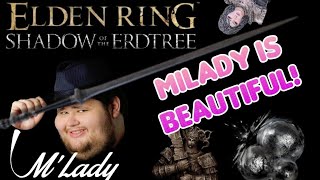 Elden Ring  Milady Light Greatsword Deflect Moveset is AMAZING [upl. by Aiyot]