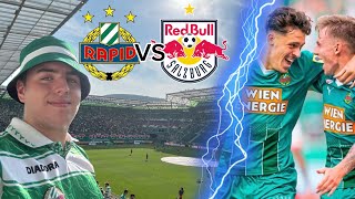 RAPID gegen RB SALZBURG  Admiral Bundesliga  Torfest im Topspiel in Wien  Stadionvlog  Alexice99 [upl. by Euridice]