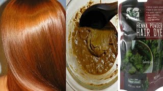 DIY Natural brown hair in one hour dark brown hair dye with henna result with saeed ghani henna [upl. by Iives]