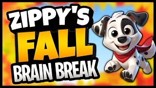 🍁 Zippys Fall Brain Break 🍁 Autumn Fun 🍁 Brain Breaks for Kids 🍁 Freeze Dance 🍁 Danny Go Noodle [upl. by Wendi]