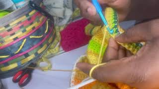 Day 309 crochet diy craft fyp trendingreels temperatureblanket2024 Fante Twi Nzema land [upl. by Ennaylloh]