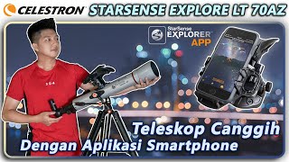 CELESTRON STARSENSE EXPLORER LT 70AZ  Teleskop Dengan Aplikasi Smartphone  UNBOXING amp REVIEW [upl. by Virgina387]