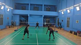 439 BsMRGB Badminton Doubles club game 1 [upl. by Goddart587]