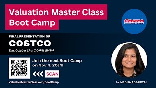 Valuation of Costco  Valuation Master Class Boot Camp [upl. by Auqinahc494]