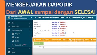 CARA MENGERJAKAN DAPODIK 2025 DARI AWAL SAMPAI SELESAI SINKRONISASI [upl. by Keemahs]