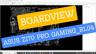 Boardview  Schematics Schematic Diagram  ASUS Z170 PRO GAMING R104 Free Dowload [upl. by Calle548]