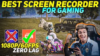 BEST NO LAG SCREEN RECORDER FOR ANDROID GAMING 🔥 SCREEN RECORDING APP FOR ANDROID IN 2024 [upl. by Carrew756]