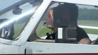 Polk State College students pilots to compete in womens Air Race Classic in Lakeland [upl. by Haile]