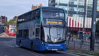 Thrash Southern RRP Journey  Southdown Buses Scania N250UD  ADL Enviro400 MMC  503 YN18SCV [upl. by Tsui963]