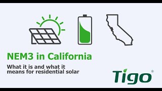 Tigos Solar  Storage Solution for NEM 30 in California [upl. by Euqinot645]