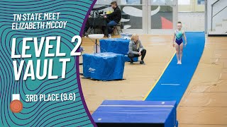 Level 2 Vault 96  TN State Meet 2022 [upl. by Lynus843]