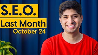 SEO Last Month October 2024  Latest News About SEO PPC Ads Meta Google OpenAI and Twitter [upl. by Brawner]