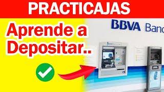 Como Hacer Depósitos En Cajeros Automáticos BANCOMER PRACTICAJAS Bien Explicado 2024 [upl. by Htezzil]