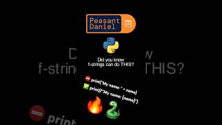 Python FStrings Tricks You Didn’t Know 🔥 [upl. by Matthei]