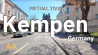 KEMPEN driving tour 🇩🇪 Germany Deutschland  Reisen Deutschland Kempen  4K Video Tour [upl. by Rexana]