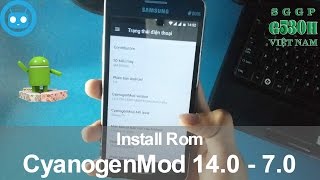 Kchannel  Install Rom CyanogenMod 140  70 G530H [upl. by Levram942]