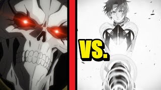 Ainz Ooal Gown vs Rudeus Greyrat  Who would win  Overlord vs Mushoku Tensei [upl. by Newra169]