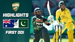 Australia v Pakistan  First ODI  ODI Series 202425 [upl. by Adner928]