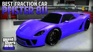 GTA 5 Online  Best Traction Car Pfister 811 Best Super Car quotFinance and Felony DLCquot [upl. by Scevour777]