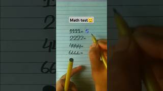 Math test math puzzle mathstricks [upl. by Nilad]