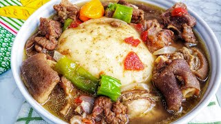 Soupe claire de mouton pour foufou Goat meat light soup 🇹🇬 Cuisine Togolaise [upl. by Ahsiniuq]