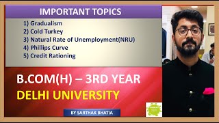 Gradualism and Cold Turkey Policy MACRO ECONOMICS 3RD YEAR DU [upl. by Ephrayim]