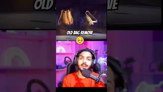 Old bag level 1 level 2 bag remove 🥺😱 shorts trending freefire bag [upl. by Engedi]