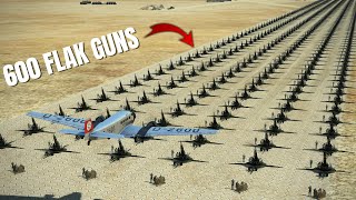 I filled an entire runway with flak guns and tried to land on it AGAIN V3  IL2 Sturmovik Crashes [upl. by Iggy461]