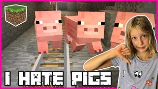 I HATE PIGS  Minecraft [upl. by Selinski]