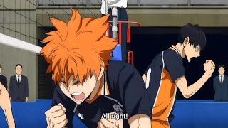 The Ultimate SHOWDOWN Karasuno vs Nekoma Full BattleHD haikyuu animeedit hinata [upl. by Aylatan]