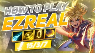 HOW TO PLAY EZREAL ADC SEASON 10  BEST Build amp Runes  Season 10 Ezreal guide  League of Legends [upl. by Durnan397]