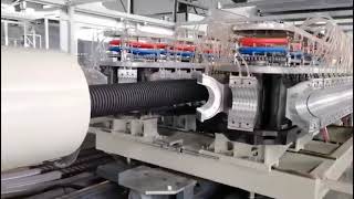 SBG300 High Speed Corrugated Pipe Extrusion Line [upl. by Nylirad788]