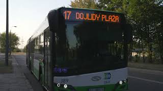 Poland Białystok bus 17 ride from MarczukowskaStroma to SkładowaOctowa [upl. by Kayley66]