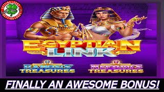 EGYPTIAN LINK Slots I LOVE this game [upl. by Orsay]