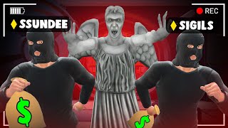 4 Idiots Rob a Weeping Angel in Dark Hours [upl. by Leirbma973]