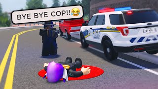 I Was Shot While On Duty Police Chase Ends Bad Roblox [upl. by Airitac389]