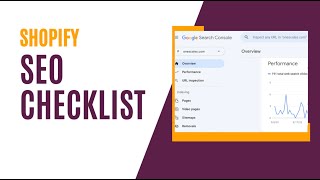 Shopify SEO Checklist You Can Revisit [upl. by Zina]