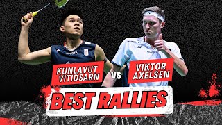 Best Rallies  Kunlavut Vitidsarn vs Viktor Axelsen [upl. by Derk257]