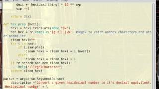 Convert hexadecimal to decimal in python pt 1 [upl. by Ennairol113]