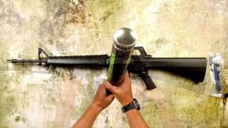 Weie Tech AWSS Hard Kick Gas Blowback Type  M16A1 Airsoft Replica Unboxing [upl. by Soirtimid]