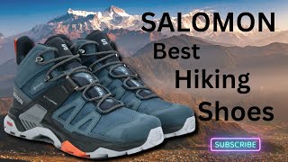 Salomon Mens X Ultra Mid GTX Blue Outdoor Shoes Unboxing And Review [upl. by Blank566]