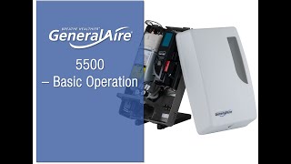 GeneralAire® Model 5500 Steam Humidifier  Basic Operation [upl. by Ekard]