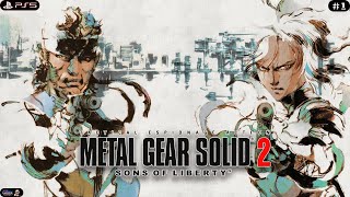 Metal Gear Solid 2 PS5 Playthrough Part 1  NO COMMENTARY [upl. by Lalaj]